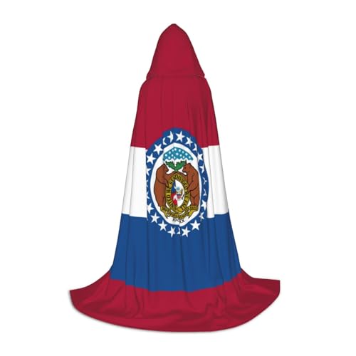 BREAUX Gemütlicher Kapuzenumhang mit Missouri-Staatsflagge, stilvoller Kapuzenumhang für Damen und Herren, kann für Karneval verwendet werden BREAUX Gemütlicher Kapuzenumhang mit Missouri-Staatsflagge, stilvoller Kapuzenumhang für Damen und Herren, kann für Karneval verwendet werden von BREAUX