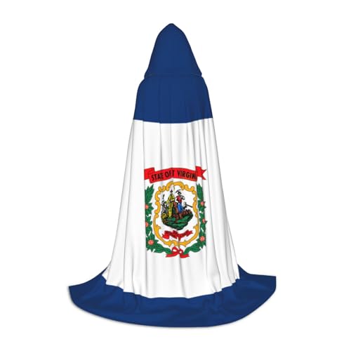 BREAUX Gemütlicher Kapuzenumhang mit West-Virginia-Flagge, stilvoller Kapuzenumhang für Damen und Herren, kann für Karneval verwendet werden BREAUX Gemütlicher Kapuzenumhang mit West-Virginia-Flagge, stilvoller Kapuzenumhang für Damen und Herren, kann für Karneval verwendet werden von BREAUX