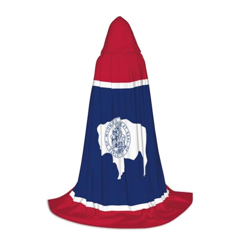 BREAUX Gemütlicher Kapuzenumhang mit Wyoming-Staatsflagge, stilvoller Kapuzenumhang für Damen und Herren, kann für Karneval verwendet werden BREAUX Gemütlicher Kapuzenumhang mit Wyoming-Staatsflagge, stilvoller Kapuzenumhang für Damen und Herren, kann für Karneval verwendet werden von BREAUX