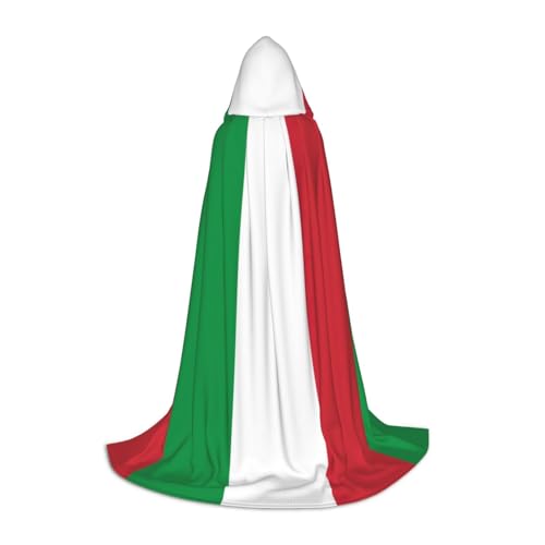 BREAUX Gemütlicher Kapuzenumhang mit italienischer Flagge, stilvoller Kapuzenumhang für Damen und Herren, kann für Karneval verwendet werden BREAUX Gemütlicher Kapuzenumhang mit italienischer Flagge, stilvoller Kapuzenumhang für Damen und Herren, kann für Karneval verwendet werden von BREAUX