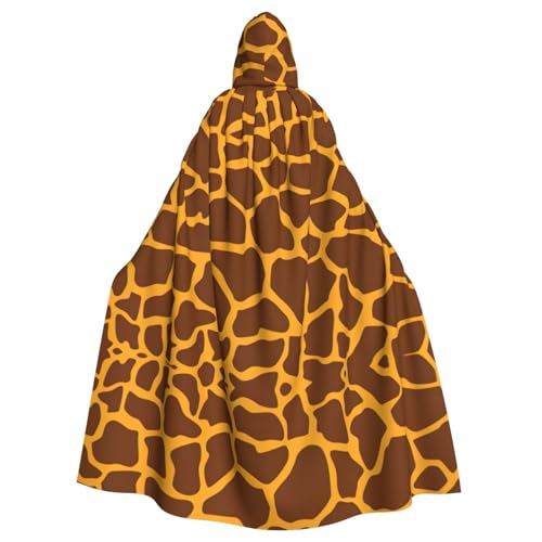 BREAUX Halloween-Umhang mit Giraffen-Druck, Halloween-Umhang, Halloween-Kapuzenumhang, Partydekoration für Erwachsene BREAUX Halloween-Umhang mit Giraffen-Druck, Halloween-Umhang, Halloween-Kapuzenumhang, Partydekoration für Erwachsene von BREAUX