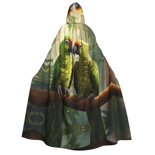 BREAUX Kapuzenumhang für Paare, Papageien, Olivendruck, Uni, Kapuzenumhang, passend für Themenpartys und Cosplay-Konventionen BREAUX Kapuzenumhang für Paare, Papageien, Olivendruck, Uni, Kapuzenumhang, passend für Themenpartys und Cosplay-Konventionen von BREAUX