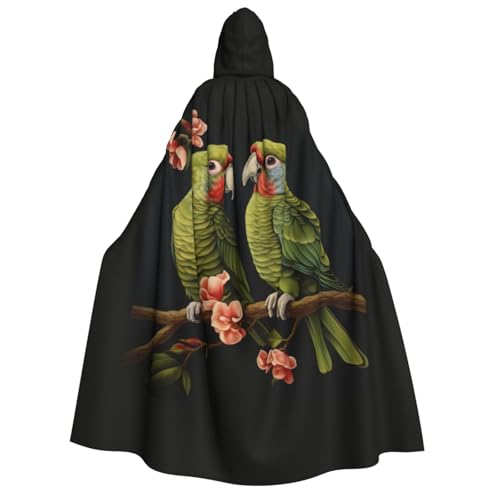 BREAUX Kapuzenumhang für Paare, Papageien, Olivendruck, Uni, Kapuzenumhang, passend für Themenpartys und Cosplay-Konventionen BREAUX Kapuzenumhang für Paare, Papageien, Olivendruck, Uni, Kapuzenumhang, passend für Themenpartys und Cosplay-Konventionen von BREAUX