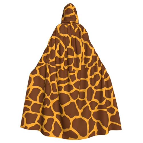 BREAUX Kapuzenumhang mit Giraffen-Druck, für Halloween, Erwachsene, für Partys, Karneval, Cosplay, Kostüme, Bühnendekorationen BREAUX Kapuzenumhang mit Giraffen-Druck, für Halloween, Erwachsene, für Partys, Karneval, Cosplay, Kostüme, Bühnendekorationen von BREAUX