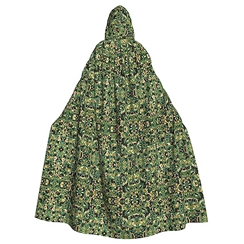 BREAUX Umhang mit Kapuze für Halloween, Erwachsene, Camouflage-Druck, für Partys, Karneval, Cosplay, Kostüme, Bühnendekorationen BREAUX Umhang mit Kapuze für Halloween, Erwachsene, Camouflage-Druck, für Partys, Karneval, Cosplay, Kostüme, Bühnendekorationen von BREAUX