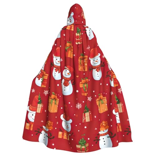 BREAUX Weihnachtsgeschenk, Schneemann-Druck, Halloween-Umhang, Halloween-Umhang, Halloween-Kapuzenumhang, Partydekoration für Erwachsene BREAUX Weihnachtsgeschenk, Schneemann-Druck, Halloween-Umhang, Halloween-Umhang, Halloween-Kapuzenumhang, Partydekoration für Erwachsene von BREAUX