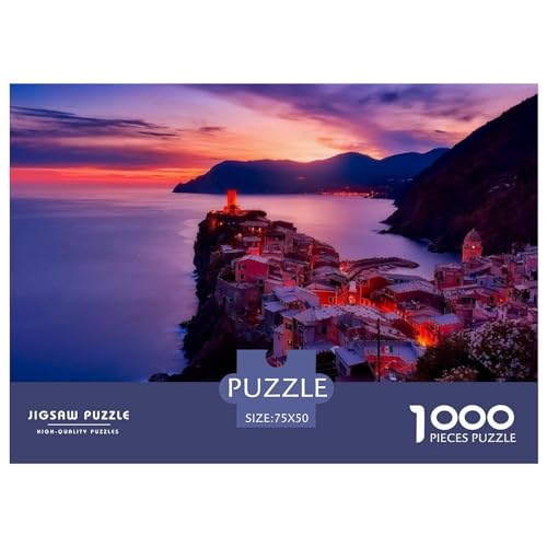 Bay Beach-Puzzles, 1000 Teile, kreatives rechteckiges großes Familienpuzzlespiel, Kunstwerk für Erwachsene, 1000 Teile (75 x 50 cm) von BREAUX