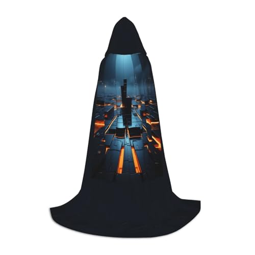 Cool Wallpapers Print Herren und Damen Kapuzenumhang Umhang - Stilvoller und vielseitiger Kapuzenponcho für alle Jahreszeiten von BREAUX
