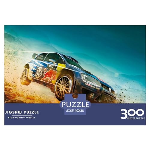 Dust Rally Gifts 300-teiliges Puzzle für Erwachsene – Holzpuzzles – Entspannungspuzzlespiele – Denksport-Puzzle 300 Teile (40 x 28 cm) von BREAUX