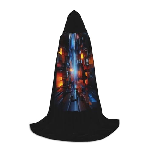 Neon Party Geometrischer Druck Herren und Damen Kapuzenumhang Umhang Umhang - Stilvoller und vielseitiger Kapuzenponcho für alle Jahreszeiten Neon Party Geometrischer Druck Herren und Damen Kapuzenumhang Umhang Umhang - Stilvoller und vielseitiger Kapuzenponcho für alle Jahreszeiten von BREAUX