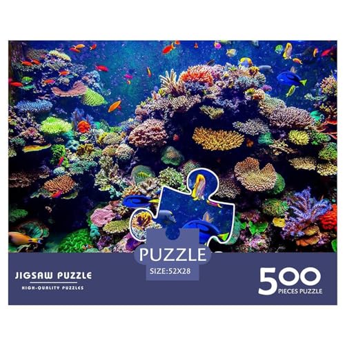 Puzzle 500 Teile für Erwachsene Coral City Puzzle für Erwachsene 500 Teile (52 x 38 cm) von BREAUX