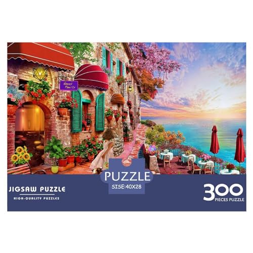 Puzzles für Erwachsene, 300 Teile, Morgenblüten-Geschenk, Holzbrettpuzzles für Erwachsene, lustig, 300 Teile (40 x 28 cm) von BREAUX