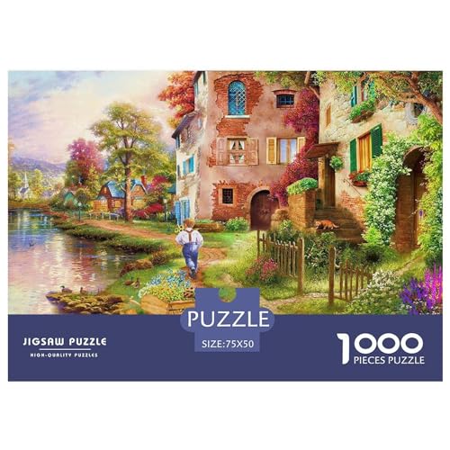 Yinghua Puzzles 1000 Teile für Erwachsene Puzzle Lernspiele 1000 Teile (75x50cm) von BREAUX
