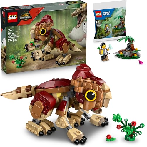 Lego Jurassic World Babydinosaurier Dolores: Aquilops - Dino Lego mit Polybag-Geschenk, 76970 Jurassic Park Set Dinosaurier ab 7 Jahre, Neues Dino Abenteuer - Neuheiten 2025 Lego Jurassic World Babydinosaurier Dolores: Aquilops - Dino Lego mit Polybag-Geschenk, 76970 Jurassic Park Set Dinosaurier ab 7 Jahre, Neues Dino Abenteuer - Neuheiten 2025 von BRICK Flip