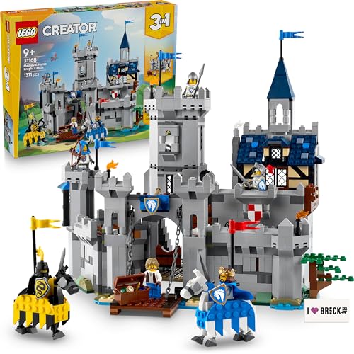 Lego Ritterburg 31168 im Mittelalter Set - Burg für Deine Lego Ritter, inkl. bedruckter Fliese, Neuheiten August 2025 von BRICK Flip