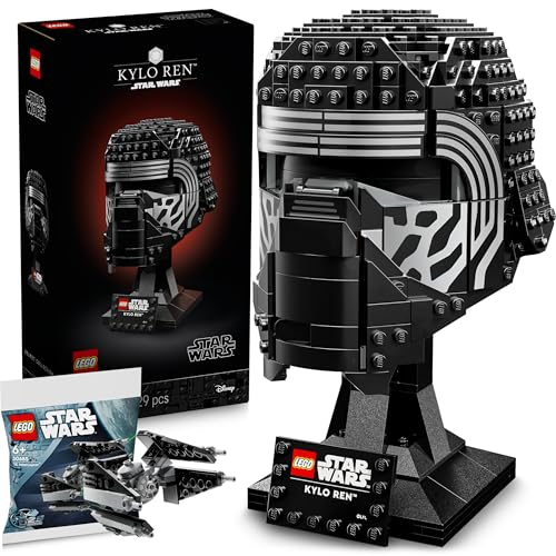 Lego Star Wars Kylo Ren Helm - Lego Kylo Ren Helm 75415 mit Tie-Interceptor Polybag 30685, Exklusiv von BRICK Flip
