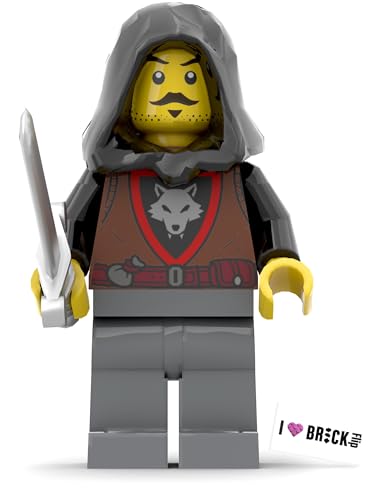 Lego Wolfpack Figuren Set: Lego Wolfskrieger mit Schwert – Erweitere Deine Armee und Ritterburg mit Ritter Minifiguren, aus dem Wolfpack Battle Pack Lego Wolfpack Figuren Set: Lego Wolfskrieger mit Schwert – Erweitere Deine Armee und Ritterburg mit Ritter Minifiguren, aus dem Wolfpack Battle Pack von BRICK Flip