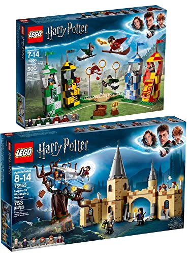 Lego 2er Set: 75953 Die Peitschende Weide von Hogwarts & 75956 Quidditch Turnier von BRICKCOMPLETE
