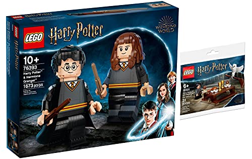 Lego 2er Set: 76393 Harry Potter & Hermine Granger & 30420 Harry Potter und Hedwig Polybag von BRICKCOMPLETE