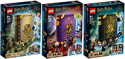 Lego 3er Set: 76384 Hogwarts Moment: Kräuterkundeunterricht, 76396 Hogwarts Moment: Wahrsageunterricht & 76397 Hogwarts Moment: Verteidigungsunterricht von BRICKCOMPLETE
