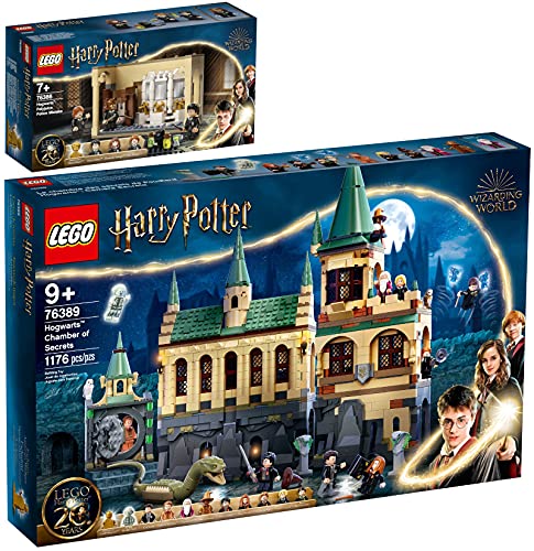 Lego Harry Potter 2er Set: 76386 Hogwarts: Misslungener Vielsafttrank & 76389 Hogwarts Kammer des Schreckens von BRICKCOMPLETE