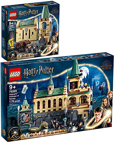 Lego Harry Potter 2er Set: 76387 Hogwarts: Begegnung mit Fluffy & 76389 Hogwarts Kammer des Schreckens von BRICKCOMPLETE
