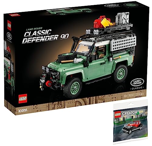 Lego 2er Set: 10317 Klassischer Land Rover Defender 90 & 30644 Oldtimer Polybag Lego 2er Set: 10317 Klassischer Land Rover Defender 90 & 30644 Oldtimer Polybag von BRICKCOMPLETE