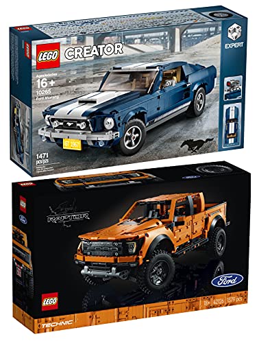 Lego 2er Set: 42126 Ford F150 Raptor & 10265 Ford Mustang von BRICKCOMPLETE