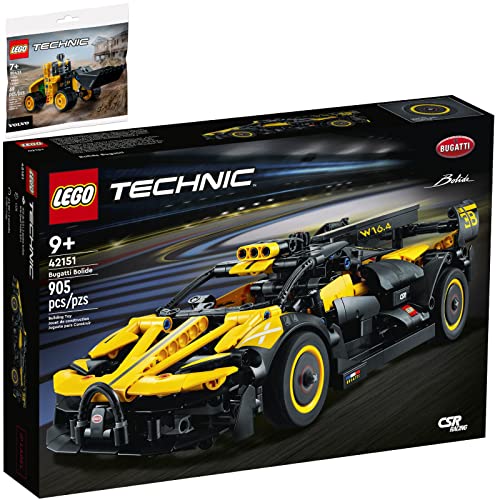 Lego 2er Set: 42151 Bugatti-Bolide & 30433 Volvo Radlader von BRICKCOMPLETE