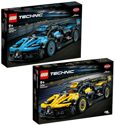 Lego 2er Set: 42162 Bugatti Bolide Agile Blue & 42151 Bugatti-Bolide von BRICKCOMPLETE