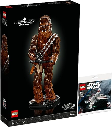 Lego 2er Set: 75371 Chewbacca & 30654 X-Wing Starfighter von BRICKCOMPLETE