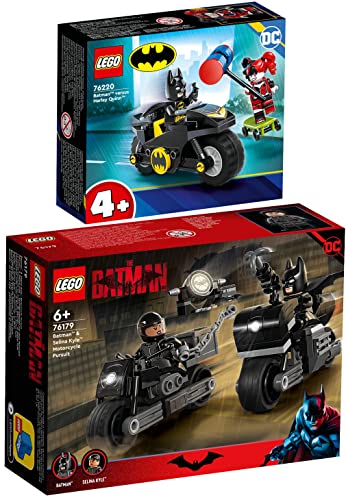 Lego 2er Set: 76220 Batman vs. Harley Quinn & 76179 Batman & Selina Kyle: Verfolgungsjagd auf dem Motorrad von BRICKCOMPLETE