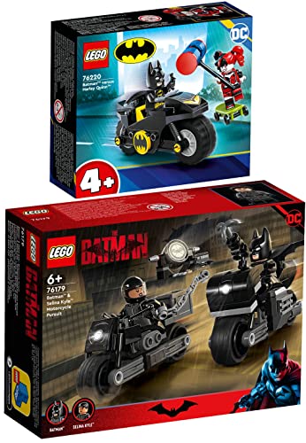 Lego 2er Set: 76220 Batman vs. Harley Quinn & 76179 Batman & Selina Kyle: Verfolgungsjagd auf dem Motorrad Lego 2er Set: 76220 Batman vs. Harley Quinn & 76179 Batman & Selina Kyle: Verfolgungsjagd auf dem Motorrad von BRICKCOMPLETE