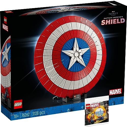 Lego 2er Set: 76262 Captain Americas Schild & 30652 Das Dimensionsportal von Doctor Strange von BRICKCOMPLETE