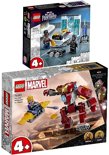 Lego 2er Set: 76263 Iron Man Hulkbuster vs. Thanos & 76212 Shuris Labor von BRICKCOMPLETE