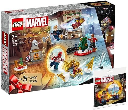 Lego 2er Set: 76267 Avengers Adventskalender & 30652 Das Dimensionsportal von Doctor Strange von BRICKCOMPLETE