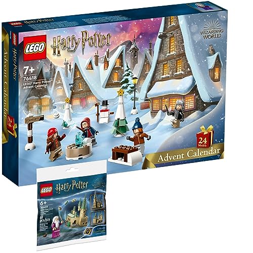 Lego 2er Set: 76418 Lego Harry Potter Adventskalender & 30435 Baue Dein eigenes Schloss Hogwarts von BRICKCOMPLETE