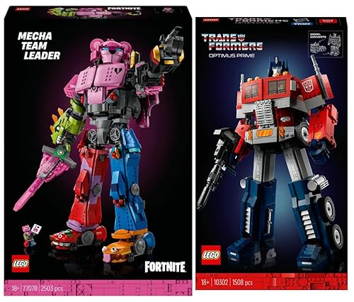 Lego 2er Set: 77078 Mecha-Anführer & 10302 Optimus Prime von BRICKCOMPLETE