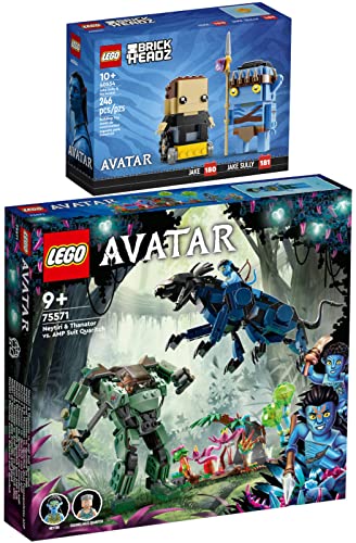 Lego Avatar 2er Set: 40554 Jake Sully und Sein Avatar & 75571 Neytiri und Thanator vs. Quaritch im MPA von BRICKCOMPLETE