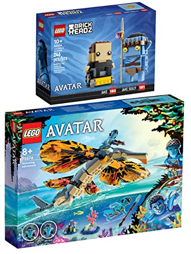 Lego Avatar 2er Set: 40554 Jake Sully und Sein Avatar & 75576 Skimwing Abenteuer von BRICKCOMPLETE