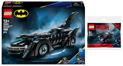 Lego Batman 2er Set: 76304 Batman Forever™ Batmobil & 30455 Batmobil Polybag von BRICKCOMPLETE