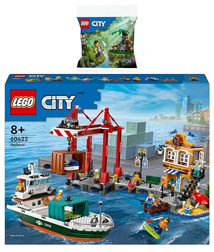 Lego City Set: 60422 Hafen mit Frachtschiff & 30665 Dschungelforscher mit Baby-Gorilla Lego City Set: 60422 Hafen mit Frachtschiff & 30665 Dschungelforscher mit Baby-Gorilla von BRICKCOMPLETE