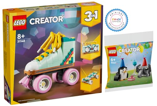 Lego Creator Set: 31148 Rollschuh & 30667 Geburtstagsparty der Tiere von BRICKCOMPLETE