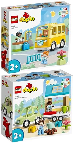 Lego DUPLO 2er Set: 10986 Zuhause auf Rädern & 10988 Die Busfahrt von BRICKCOMPLETE