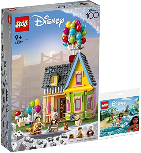 Lego Disney 2er Set: 43217 Carls Haus aus Oben & 30646 Vaianas Delfinbucht von BRICKCOMPLETE
