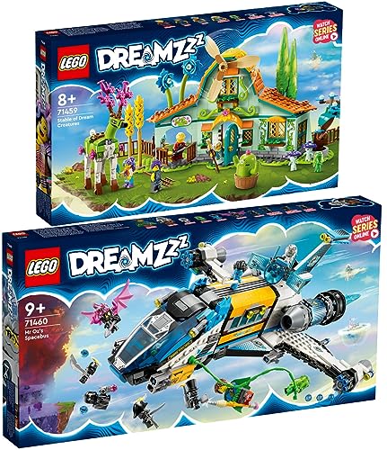 Lego DreamZzz 2er Set: 71459 Stall der Traumwesen & 71460 Der Weltraumbus von Mr. Oz von BRICKCOMPLETE