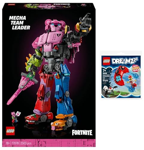 Lego Fortnite 2er Set: 77078 Mecha-Anführer & 30698 Mini-Modell von Coopers fliegendem Controller von BRICKCOMPLETE