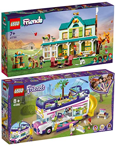 Lego Friends 2er Set: 41395 Freundschaftsbus & 41730 Autumns Haus von BRICKCOMPLETE
