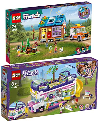 Lego Friends 2er Set: 41395 Freundschaftsbus & 41735 Mobiles Haus von BRICKCOMPLETE