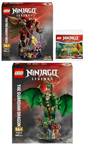 Lego Ninjago 3er Set: 71846 Der Feuerritter-Mech, 71847 Der Wächterdrache & 30650 Kais und Raptons Duell im Tempel Lego Ninjago 3er Set: 71846 Der Feuerritter-Mech, 71847 Der Wächterdrache & 30650 Kais und Raptons Duell im Tempel von BRICKCOMPLETE